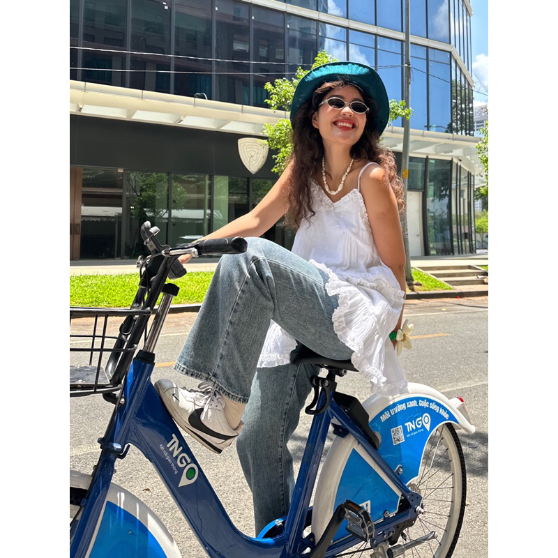 Áo 2 dây form babydoll - DELYN