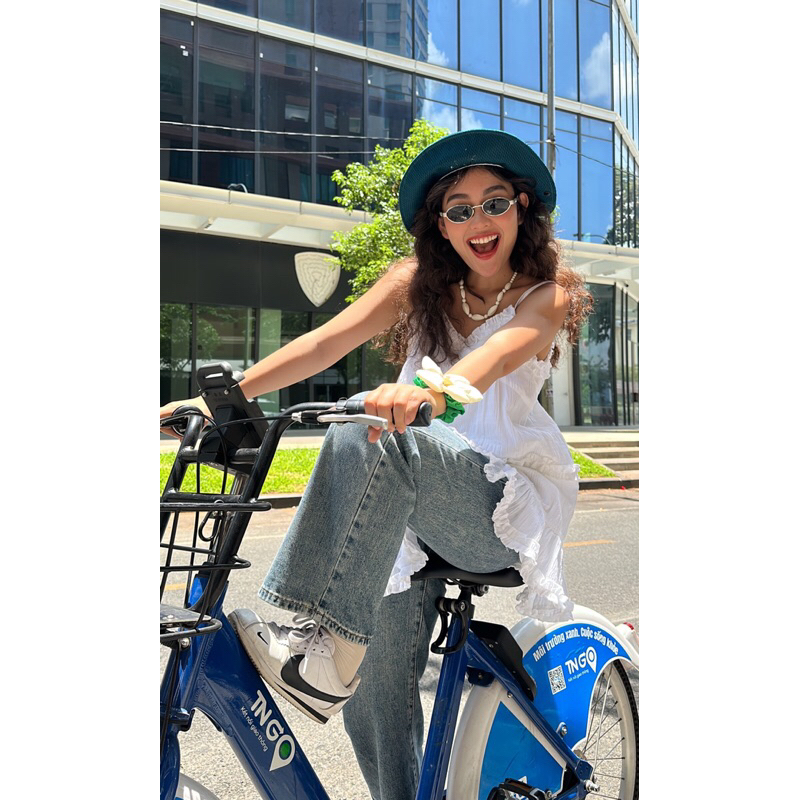 Áo 2 dây form babydoll - DELYN