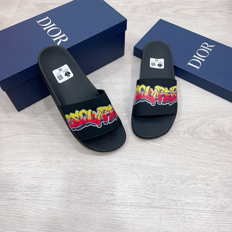 Dép lên in 5D hoạ tiết nổi bật ,lên châm fom cực đẹp