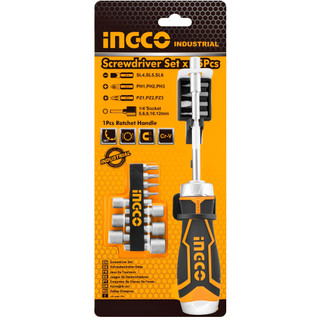 Bộ tua vít 15 đầu ingco akisd1508