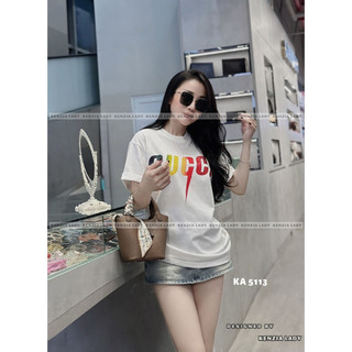 Áo Thun Nữ siêu cấp Form chuẩn Kenzia Lady- Áo Phông Cổ Tròn Tay Ngắn  Basic Cotton 100%  - KA5113