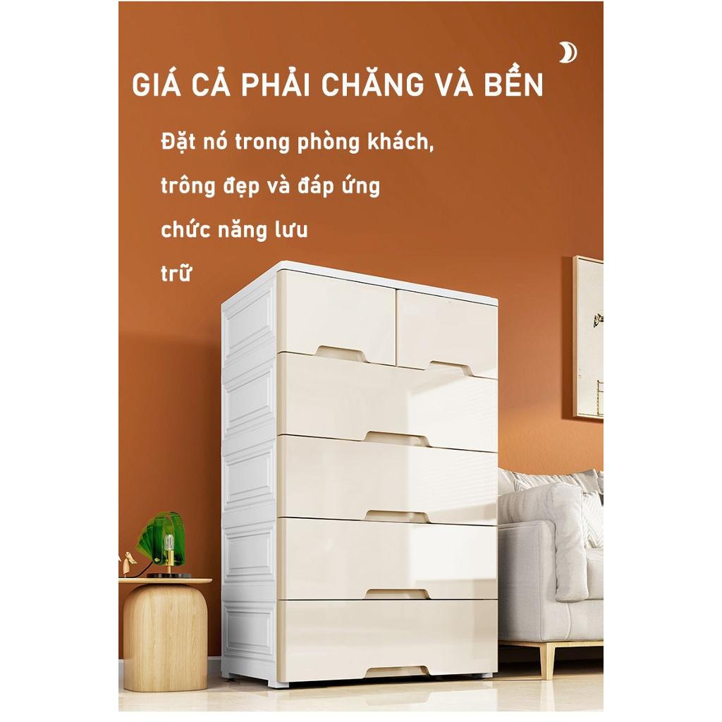 Tủ nhựa có bánh xe Macaron bốn tầng năm tầng sáu tầng，Chất liệu PP, an toàn và không mùi,không ô nhiễm