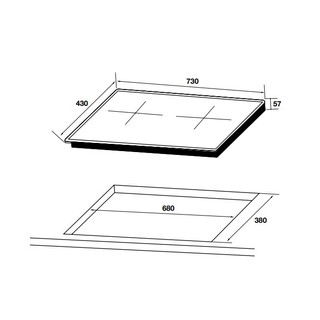 Bếp từ đôi Hafele HC-I3732A (536.61.736)