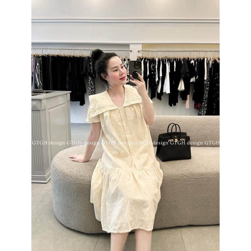 Váy Đuôi Cá Jenna Chất Ren Boi Cao Cấp Lót Voan Mềm Tiểu Thư