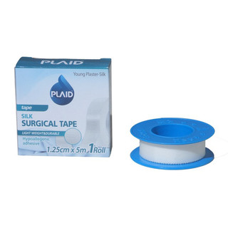 Plaid silk surgical tape - keo cuộn lụa 1.25cm x 5m