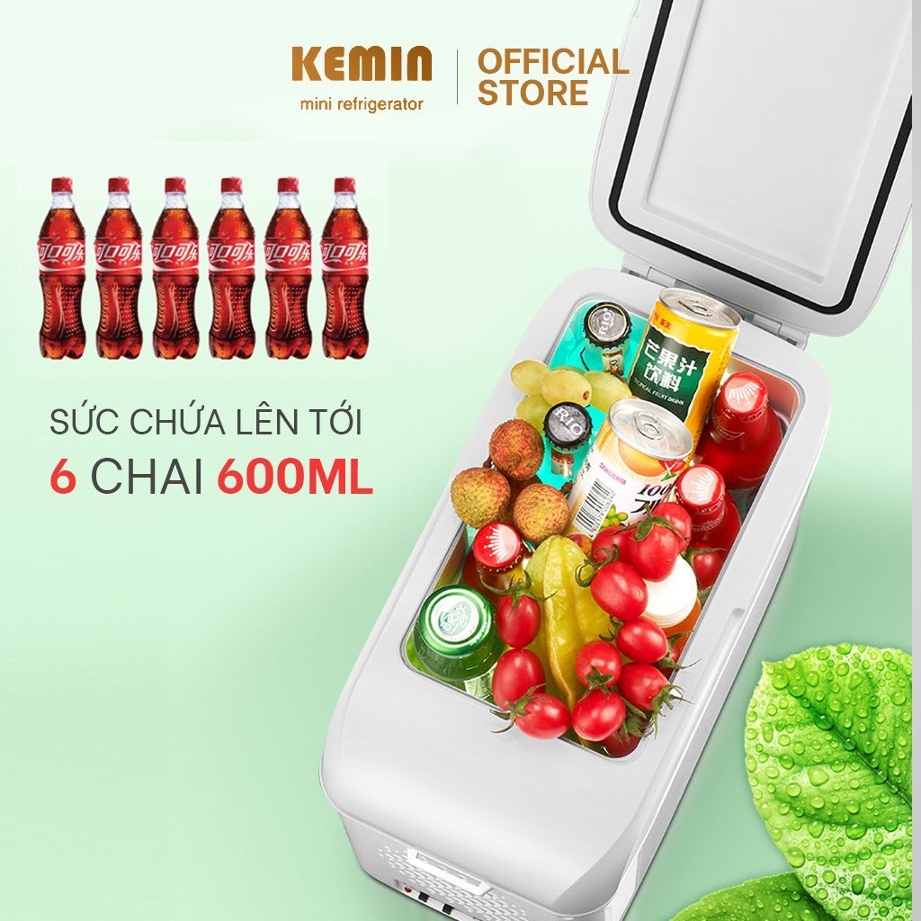 Tủ lạnh ô tô Kemin K9A - 9L chính hãng - Dùng ở nhà và ô tô - Hai chiều nóng lạnh