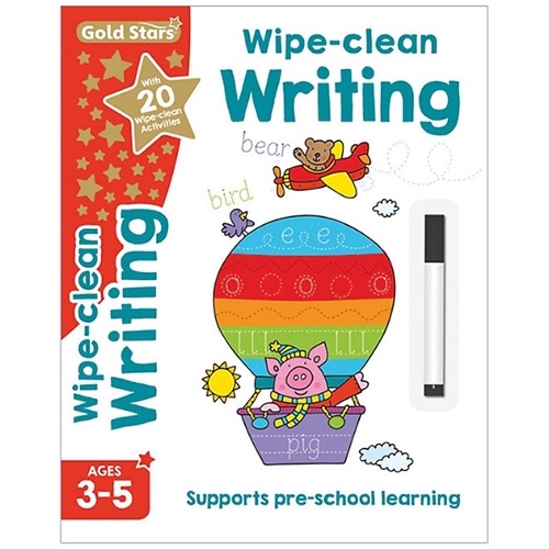 Gold Stars Wipe-Clean Learning To Write
