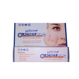 Gel ngừa mụn Zaderma giảm mụn dưỡng da mờ sẹo ngừa thâm nám Ance Gel 24H 20g