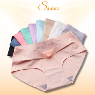 COMBO 5 Quần Lót Nữ Su Đúc Không Viền May Chất Su Mát Lạnh, Mềm Mịn SUNBRA C5032-5033