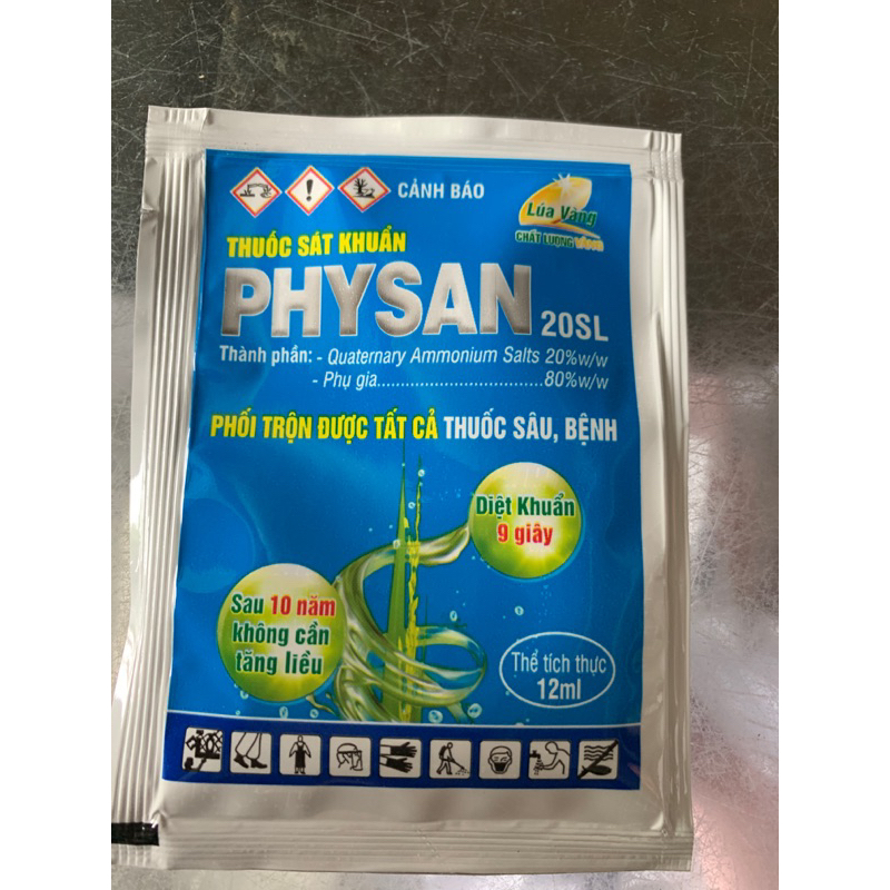 Thuốc sát khuẩn PhySan 20SL - Đặc trị nấm, thối nhũn trên phong lan (12ml)