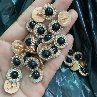 1 NÚT KIM LOẠI ĐÁ SIÊU SÁNG SIZE 1.5cm