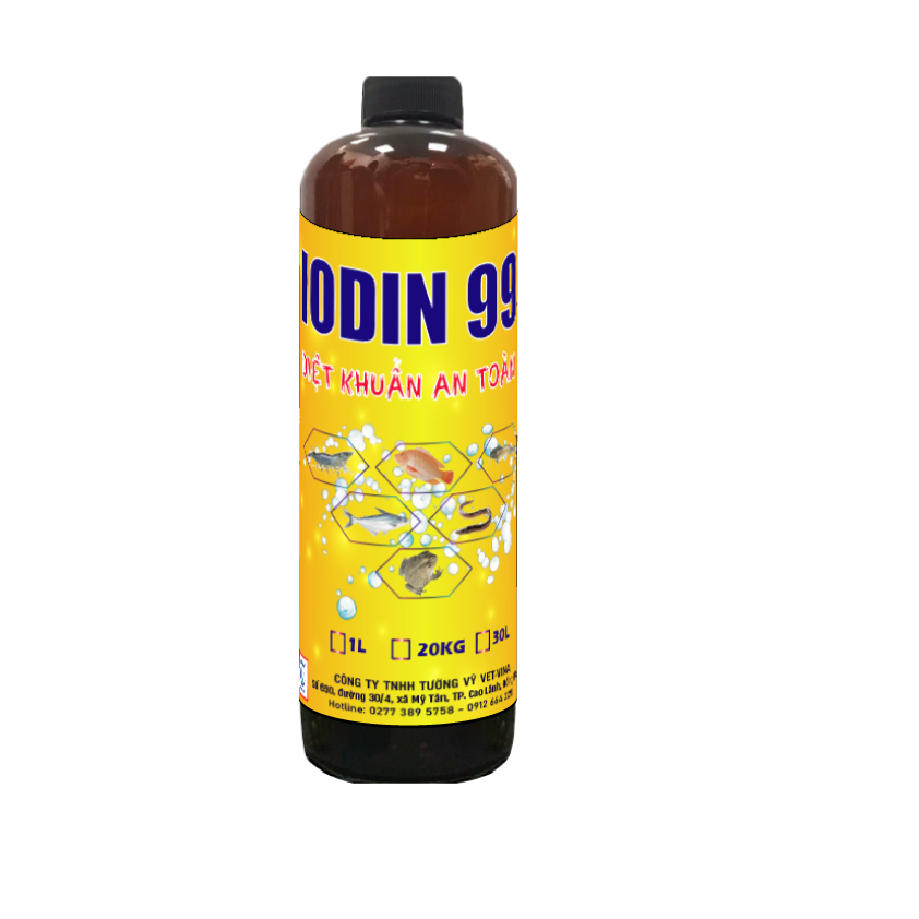 IODIN 99 (IODINE ĐẬM ĐẶC) chai pet