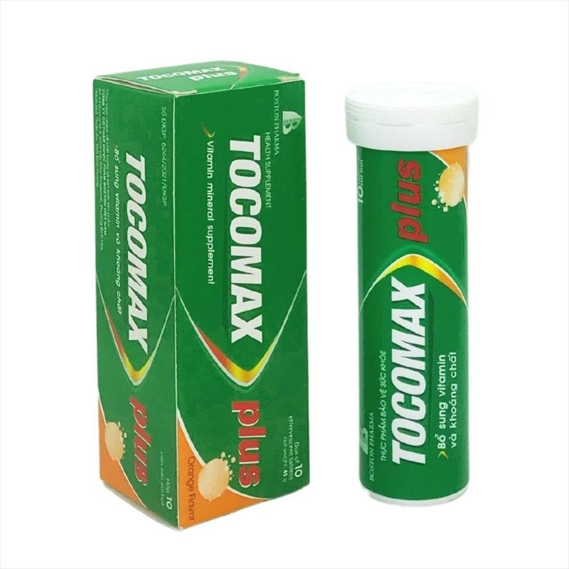 viên sủi bổ sung vitamin và khoáng chất tăng cường đề kháng chống mọi bệnh tật TOCOMAX PLUS