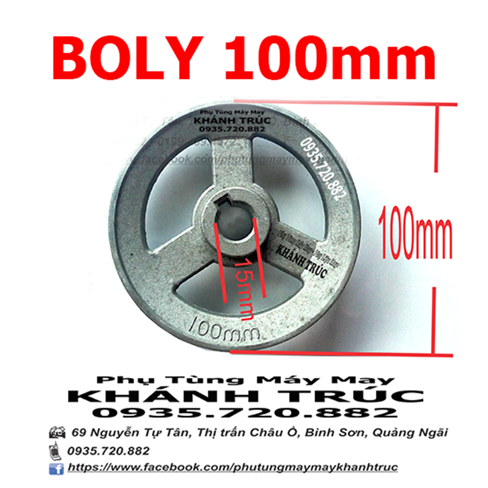 Boly 100mm mô tơ máy may công nghiệp