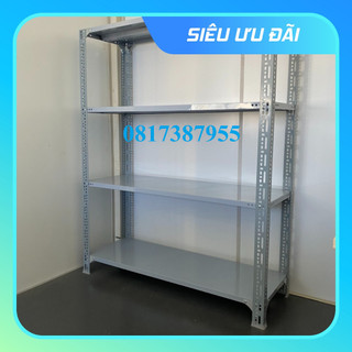 Kệ sắt v cao 1.2x rộng 0.3 x dài 1.2 có 4 tầng mâm để hàng