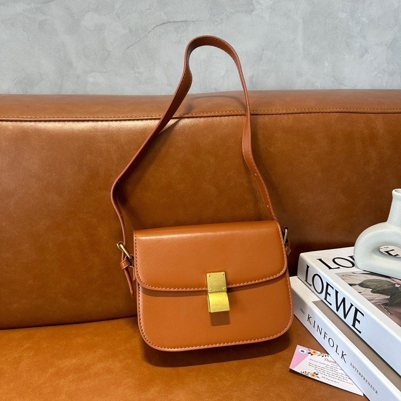Túi đeo chéo nữ túi xách nữ sang chảnh hộp vuông MM Bags phong cách Hàn