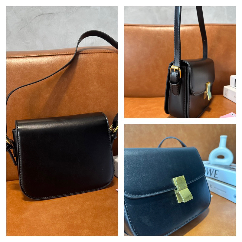 Túi đeo chéo nữ túi xách nữ sang chảnh hộp vuông MM Bags phong cách Hàn