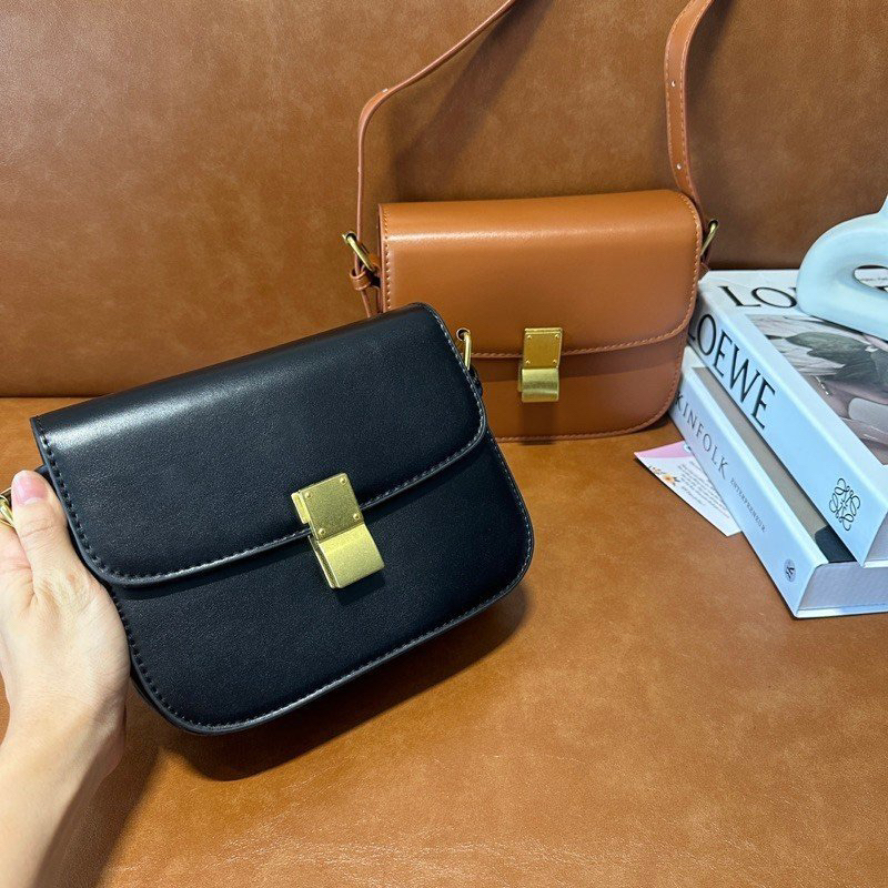 Túi đeo chéo nữ túi xách nữ sang chảnh hộp vuông MM Bags phong cách Hàn