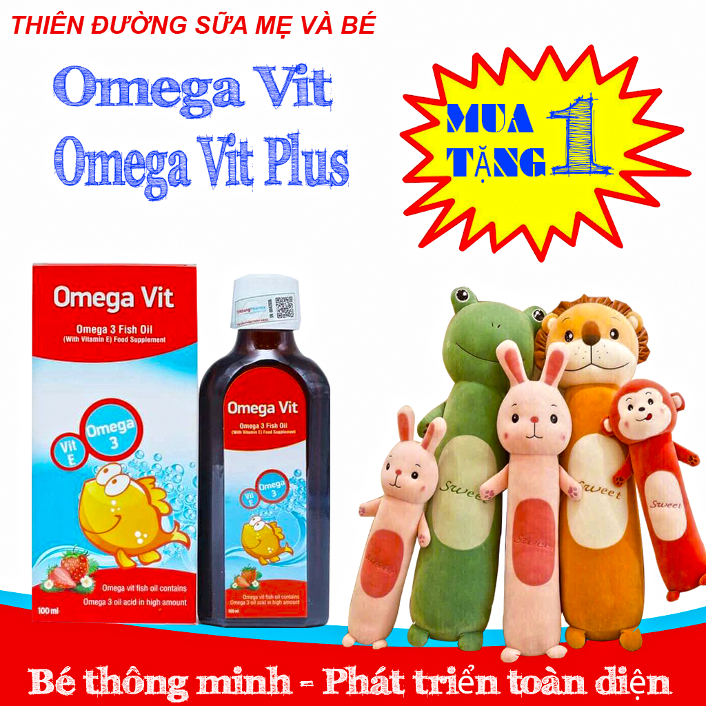 Omega Vit/ Omega Vit Plus - Bổ Sung Omega 3, Vitamin Và Khoáng Chất