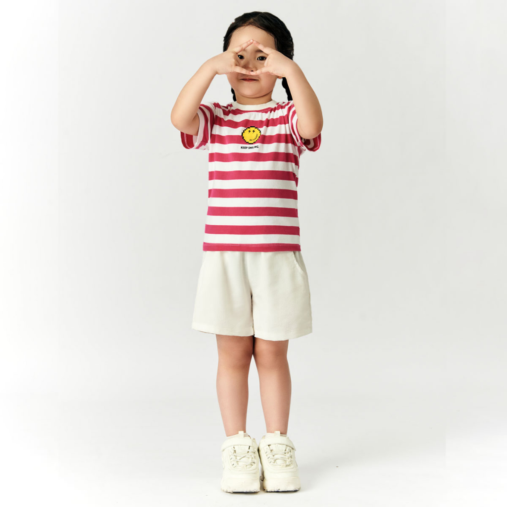 Áo phông bé trai bé gái Medokids MD03 kẻ ngang chất liệu cotton mềm mại, co dãn,thoáng mát