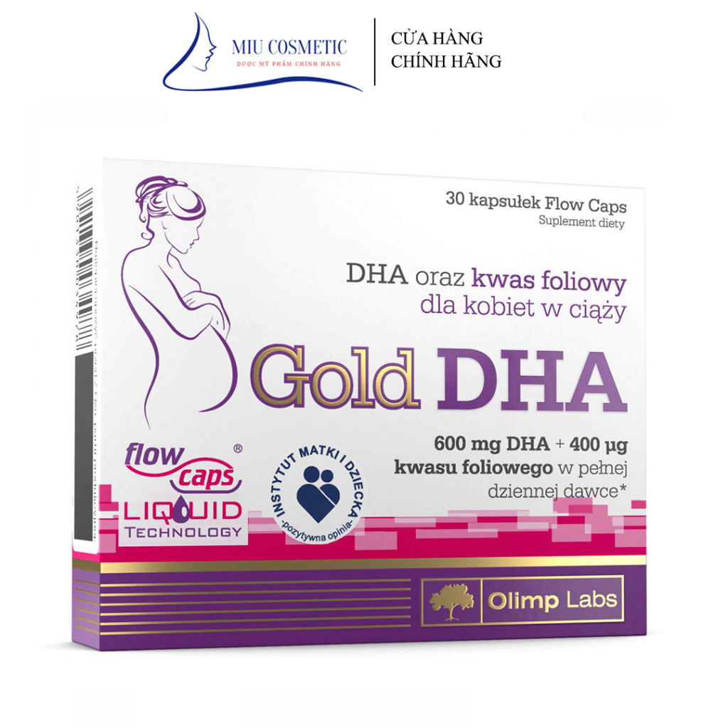 Gold Dha - Giúp bổ sung DHA và acid folic cho phụ nữ có thai và cho con bú