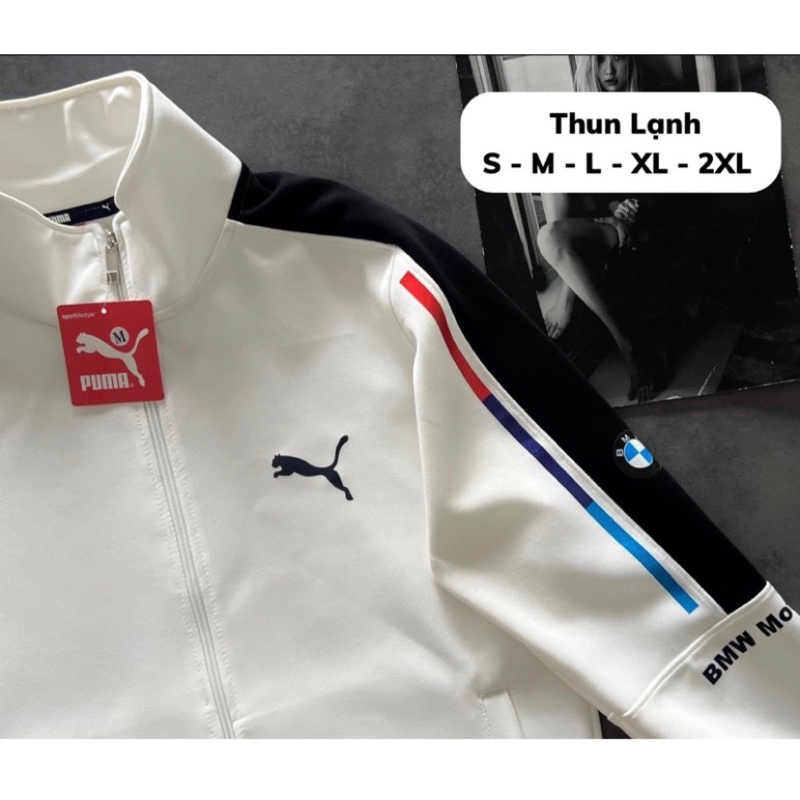 Áo Khoác Thể Thao Nam Nữ Màu Đen Viền Trắng Chất Thun Poly 2 Da Cao Cấp, Vải Mềm Mịn, Thoáng Mát áo khoác thu đông