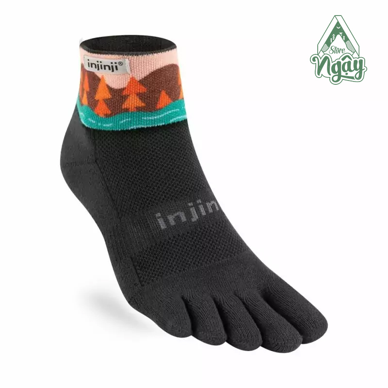 TẤT XỎ NGÓN INJINJI SPECTRUM TRAIL MINI CREW