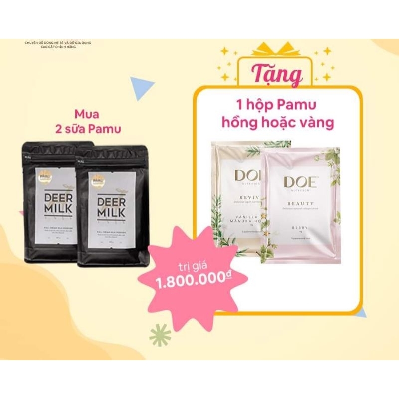(Chính hãng) SỮA HƯƠU ĐỎ PAMU TINH CHẤT 100%