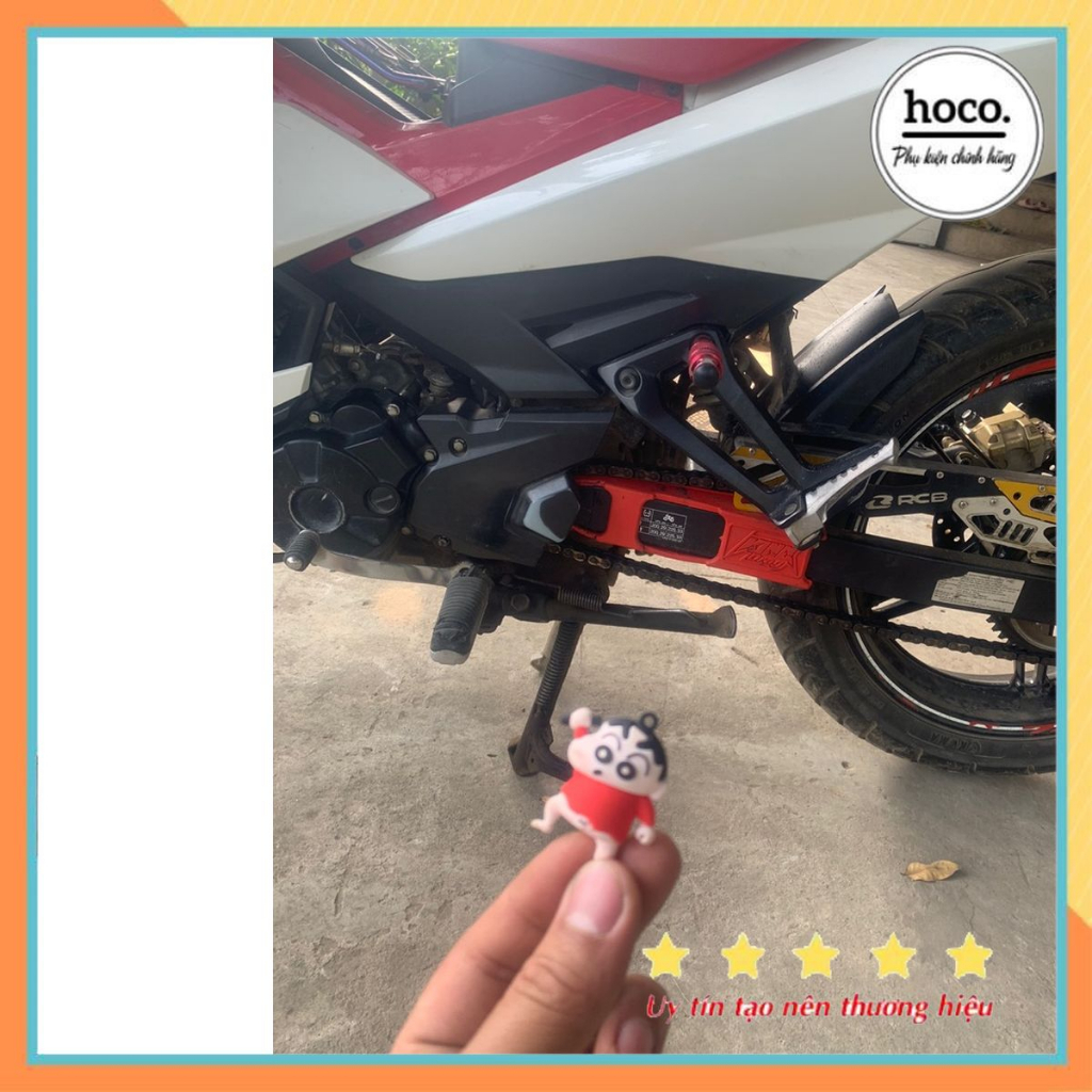 Cao su gắp Kingdarg cho xe máy ex 150 lắp như zin không cần khoan gắp