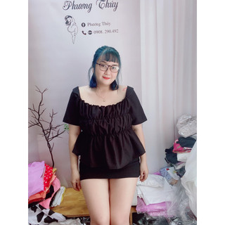 Áo bèo babydoll nữ BIGSIZE