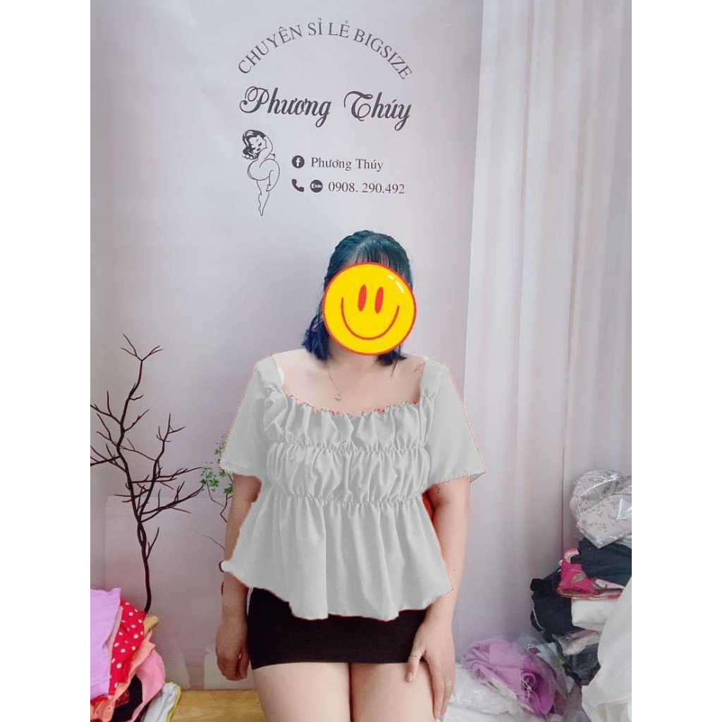 Áo bèo babydoll nữ BIGSIZE