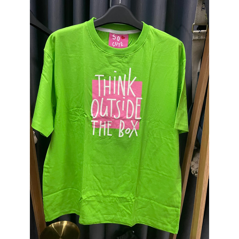 ❤️ 𝙎𝙊 𝘾𝙐𝙏𝙀❤️Áo Thun Hãng Socute Thái Lan Form OverSize - Chữ Think - 75kg Vừa