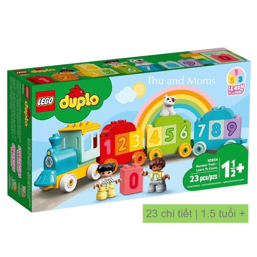 Lego Duplo 10954 Tàu lửa số học ( Đồ chơi xếp hình - Do choi xep hinh )