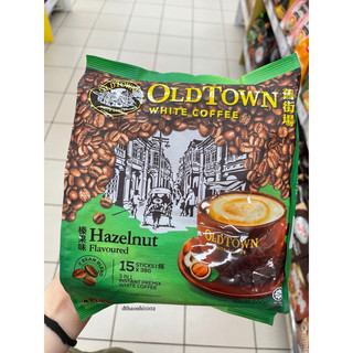 Cà phê oldtown white coffee vị hazelnut 15x38g