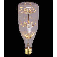 Bóng đèn led pháo hoa hình chai rượu thủy tinh trong, đui vặn E27 CRD