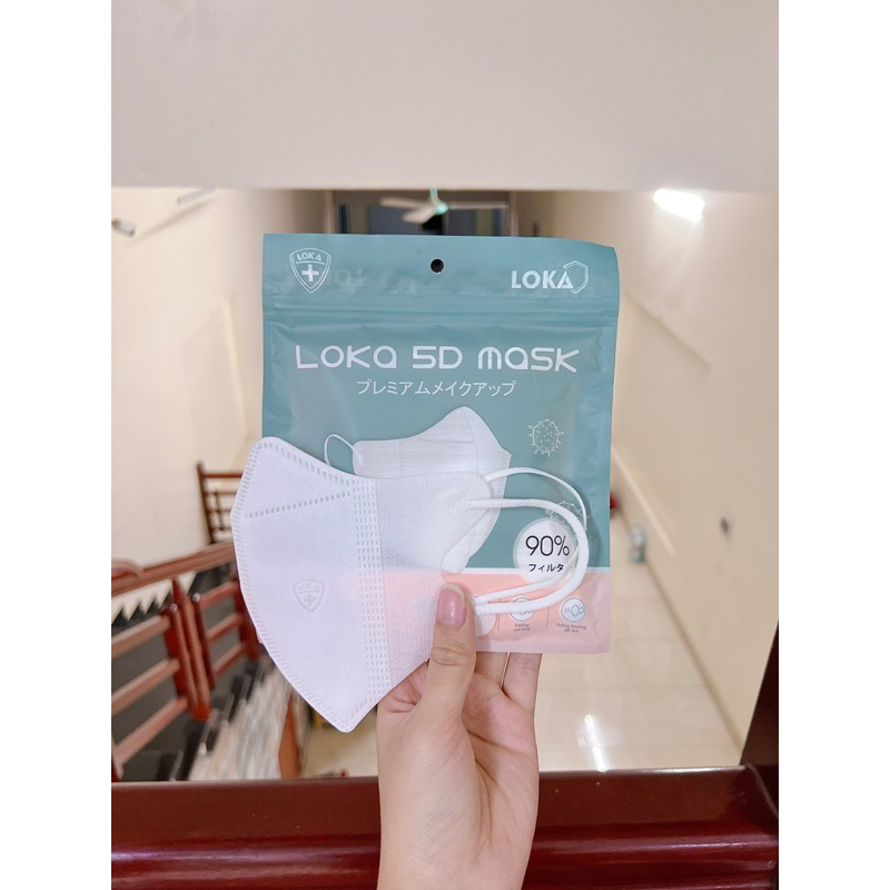 Sét 100 chiếc khẩu trang 5D mask Loka