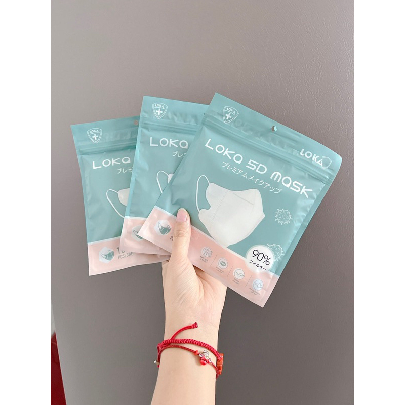 Sét 100 chiếc khẩu trang 5D mask Loka