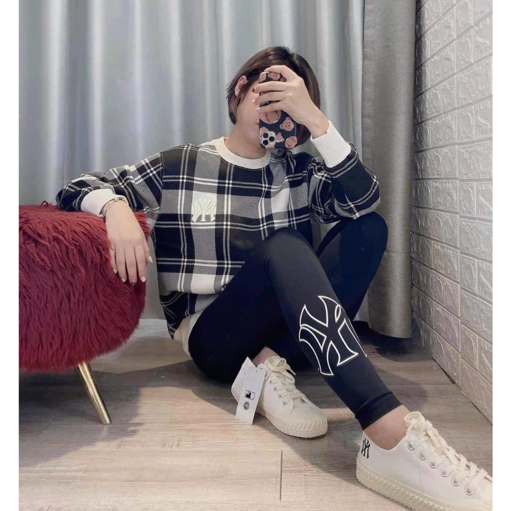 Quần Legging Dài Màu Đen Chất Thun Tập Co Giãn Mịn Mát