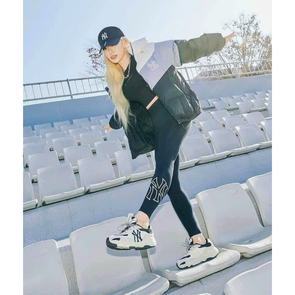 Quần Legging Dài Màu Đen Chất Thun Tập Co Giãn Mịn Mát