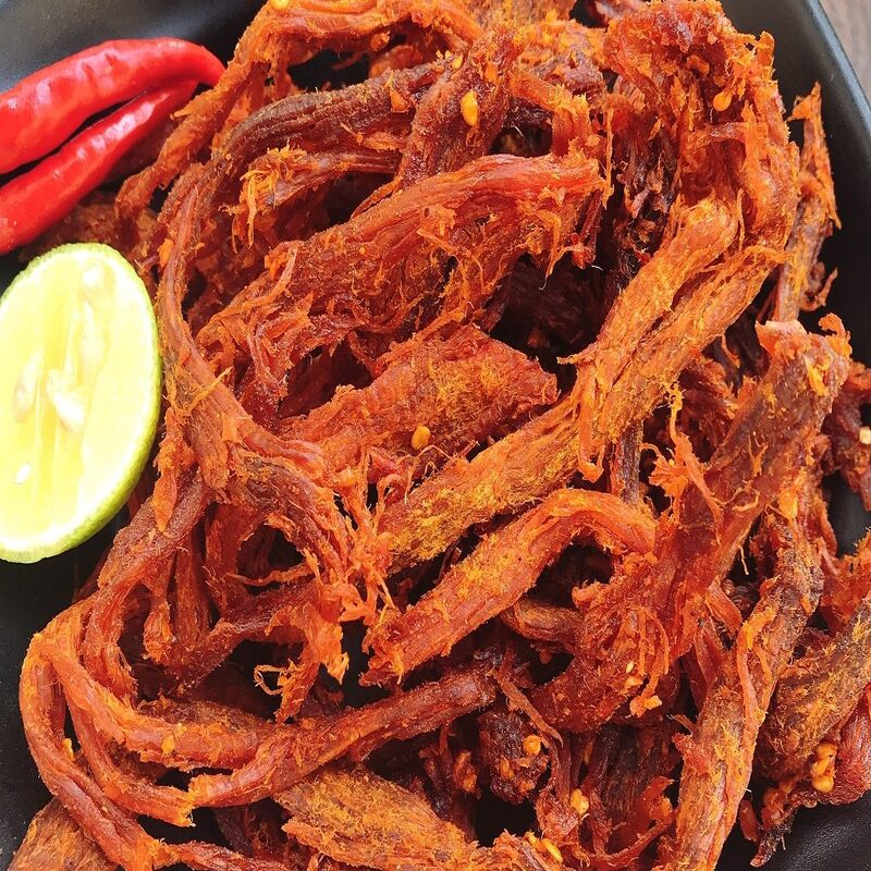 Bò khô xé sợi cay loại ngon hộp 200g