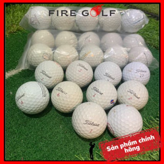 Combo 10 Quả Bóng Golf Cũ Titleist ProV1, Like New 90%, Bền Đẹp, Bóng Golf Cũ Titleist - Fire Golf