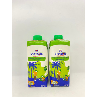 Sữa dừa hữu cơ vietcoco hộp 330ml organic coconut milk - buy organics