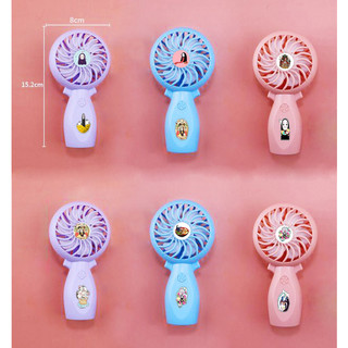 Quạt sạc vô diện QSI17 cute dễ thương quạt usb hoạt hình