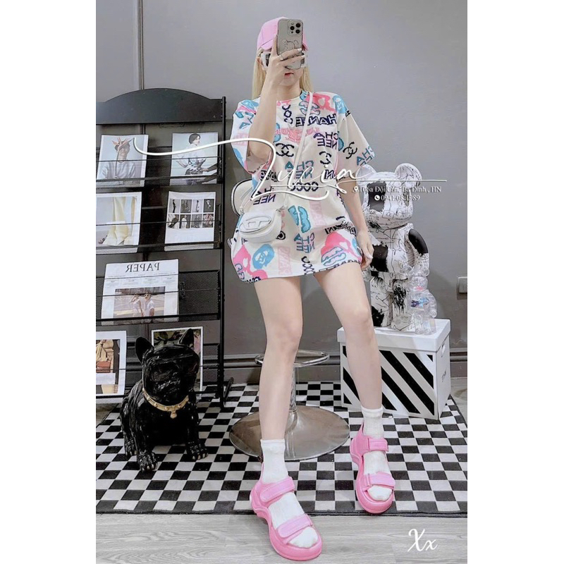 Sandal LV Hồng Baby 2 Quai Đế Cong Hàng Fullbox - CERIHOUSE