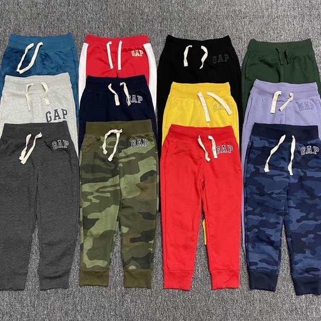 Quần dài dáng jogger Gap size đại bé trai