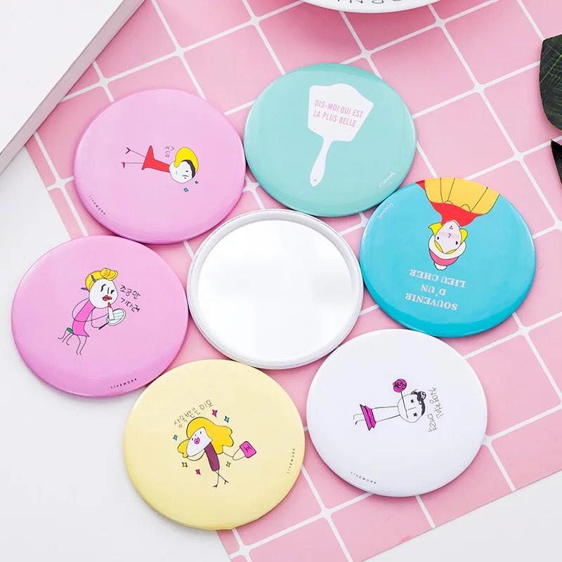 Gương Mini cầm tay bỏ túi Mẫu Nhí Siêu Cute, quà tặng bạn bè phụ kiện đẹp