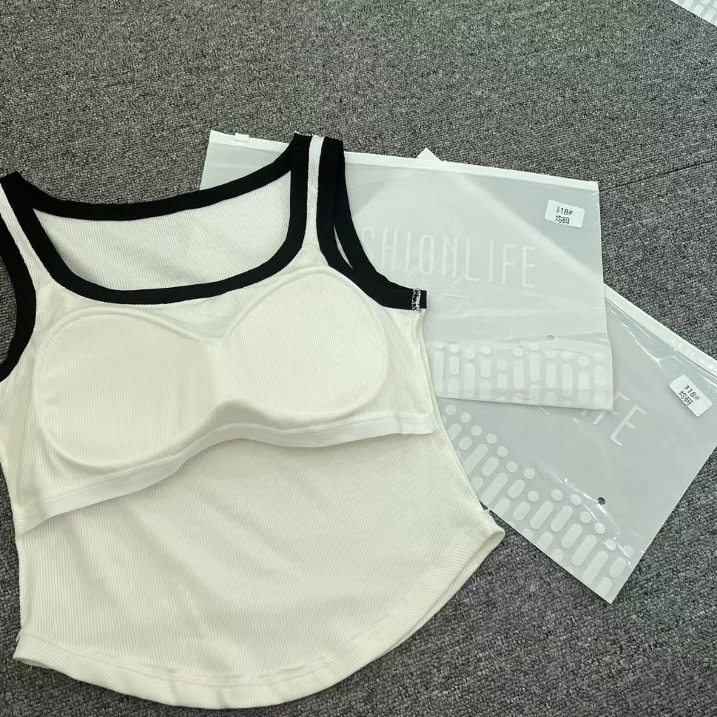 Áo bra nữ thể thao tập gym yoga in chữ gợi cảm và cá tính đệm mút mỏng mềm mại ôm ngực DEVARI B126