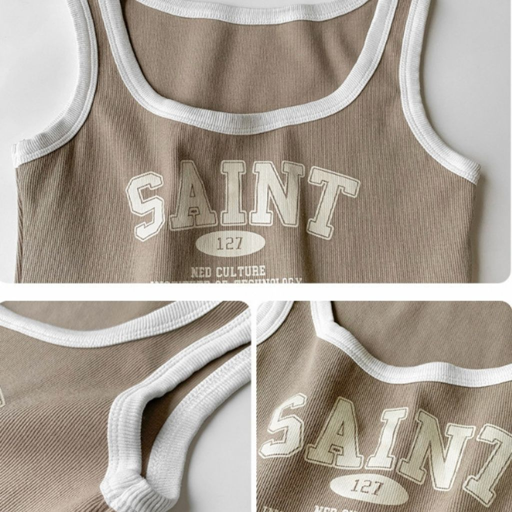 Áo bra nữ thể thao tập gym yoga in chữ gợi cảm và cá tính đệm mút mỏng mềm mại ôm ngực DEVARI B126