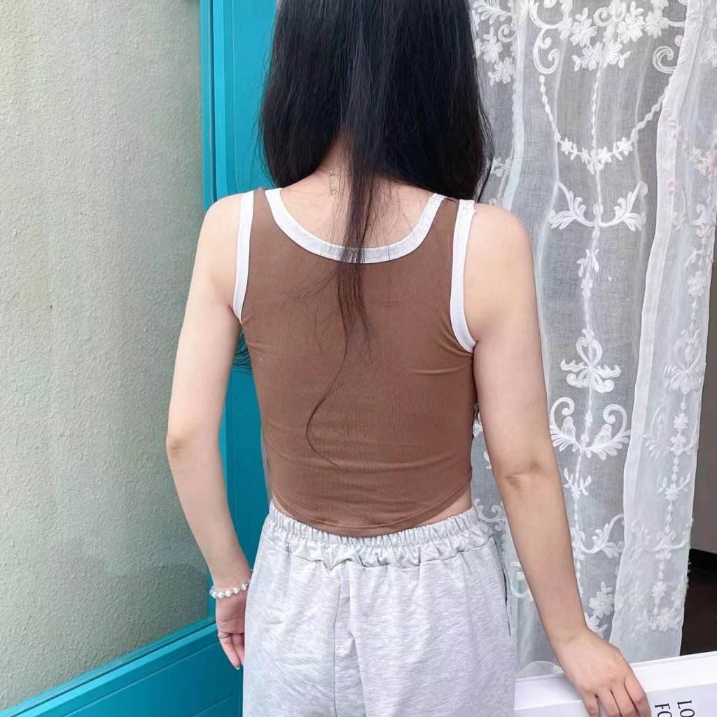 Áo bra nữ thể thao tập gym yoga in chữ gợi cảm và cá tính đệm mút mỏng mềm mại ôm ngực DEVARI B126