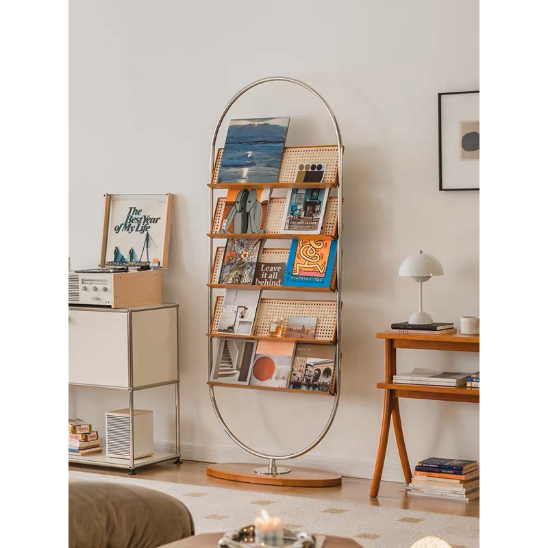 Magazine Shelf - Kệ đựng tạp chí nghệ thuật Mlan home trang trí phobg cách minimalism.